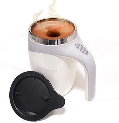 Self stirring mug